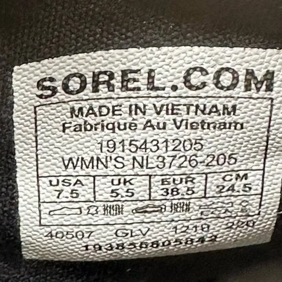 Sorel Boots Womens 7.5 Harlow Chelsea Ankle Waterproof Leather Brown NL3726-205 - Picture 12 of 12